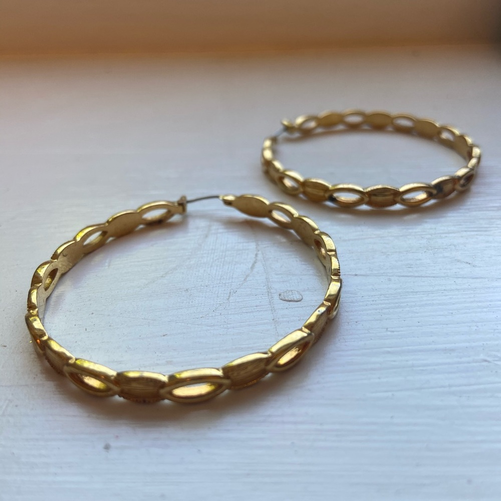 Trina Turk Gold Hoop Earrings